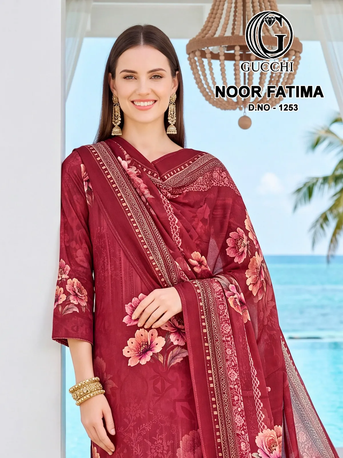 Gucchi Noor Fatima 1253 catalog buy salwar kameez online wholesale