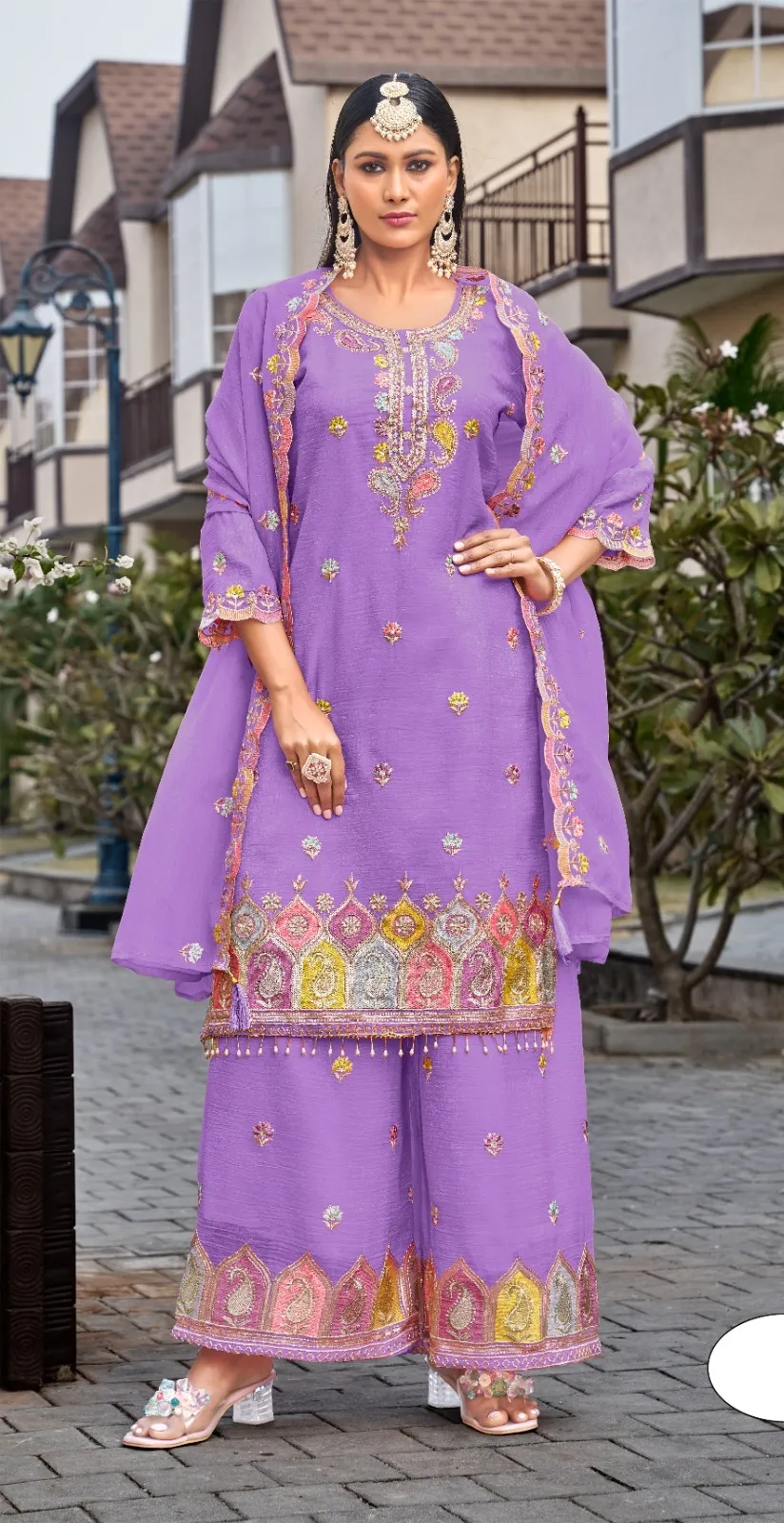 Hessa 2038 catalog pakistani lawn suites wholesale