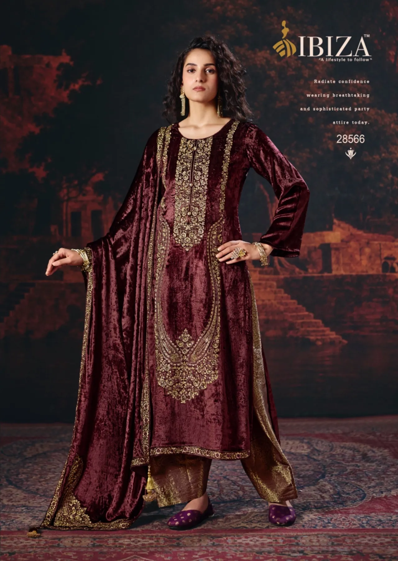 Ibiza Rang Mahal catalog wholesale salwar kameez in burrabazar