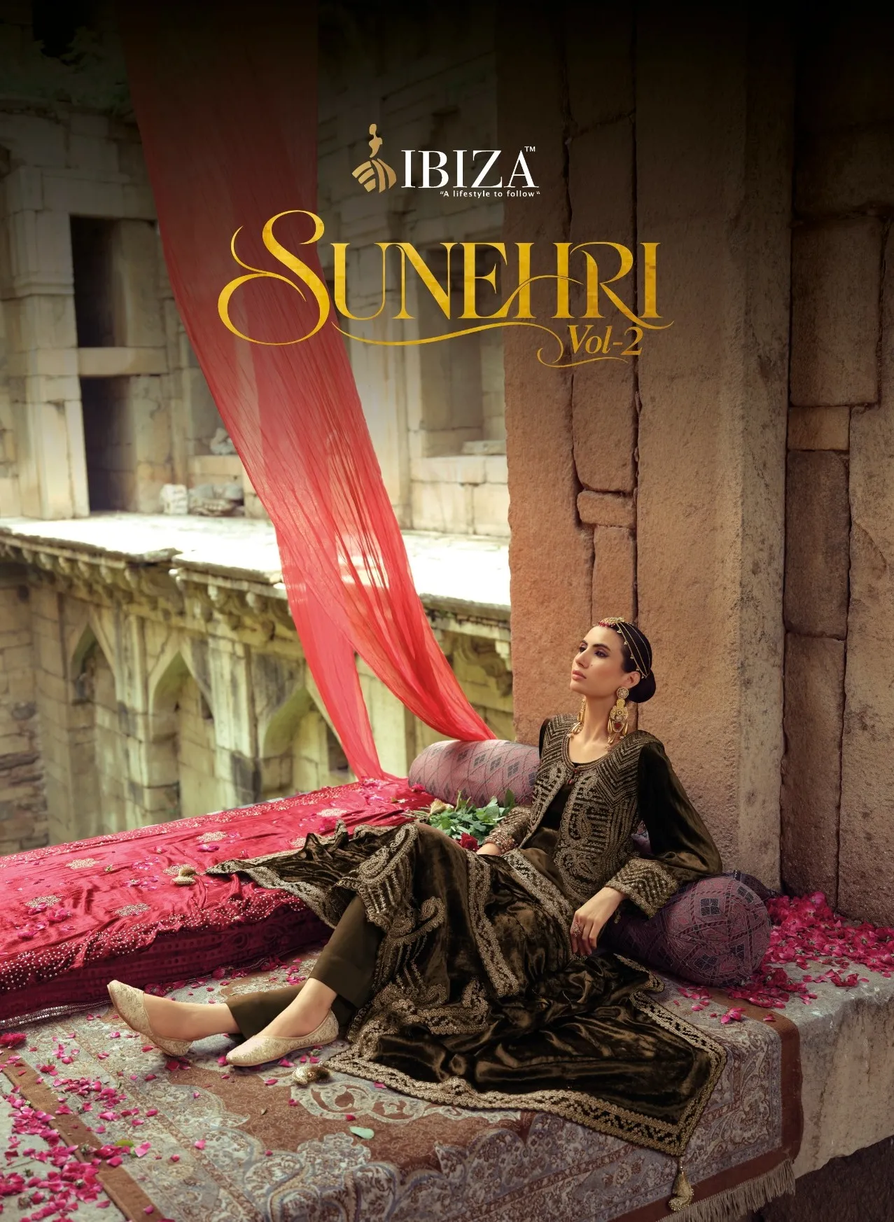 Ibiza Suneherii vol 2 catalog aari work salwar kameez wholesale