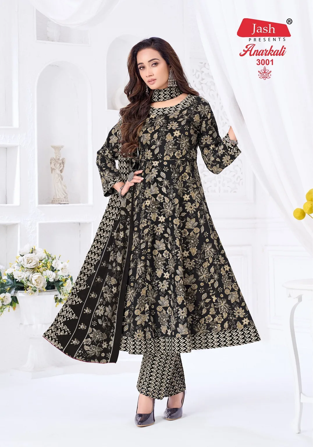 Jash Anarkali Vol-3 – Anarkali Style Kurti Pant With Dupatta - Wholesale Catalog