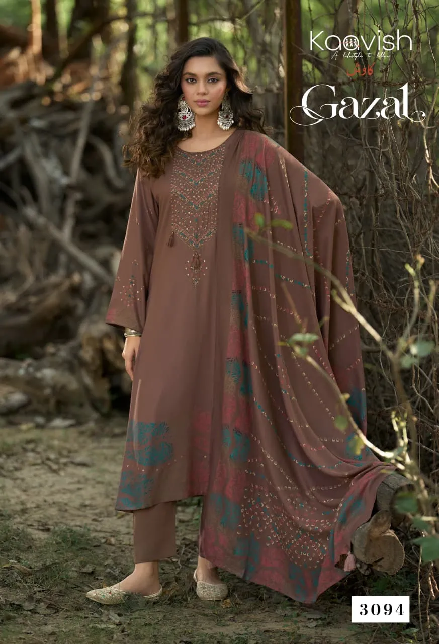 Kaavish Gazal catalog wholesale unstitched salwar kameez material