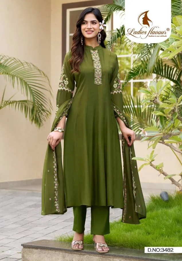 Ladies Flavour 3482 to 3484 catalog wholesale kurti suppliers in ahmedabad