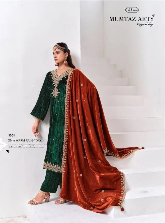 Mumtaz Arts Naqsh Nx Catalog surat dress material low price