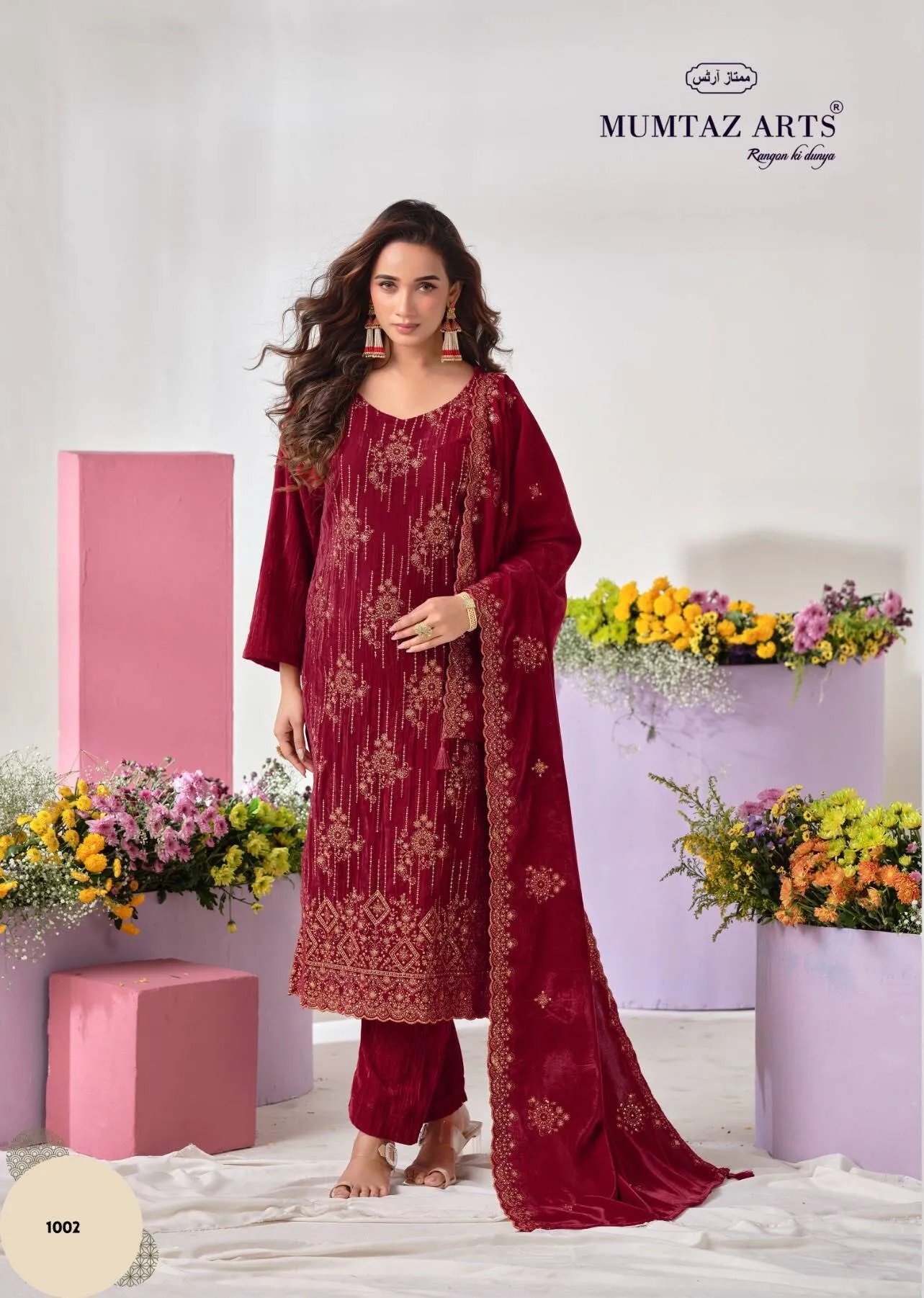 Mumtaz Arts Royal Chapter catalog wholesale ladies dress material suppliers in hyderabad