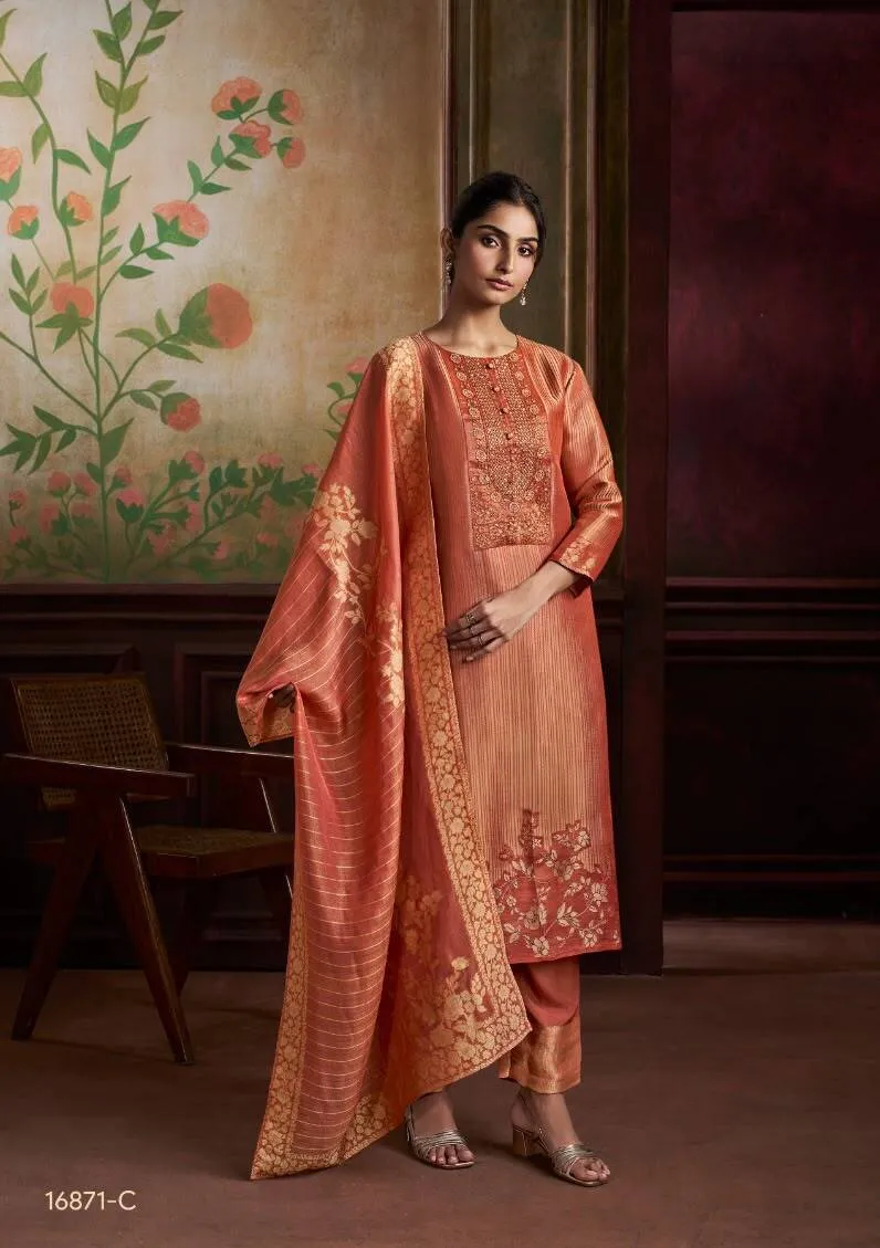 Omtex Aarna catalog designer salwar kameez at wholesale price