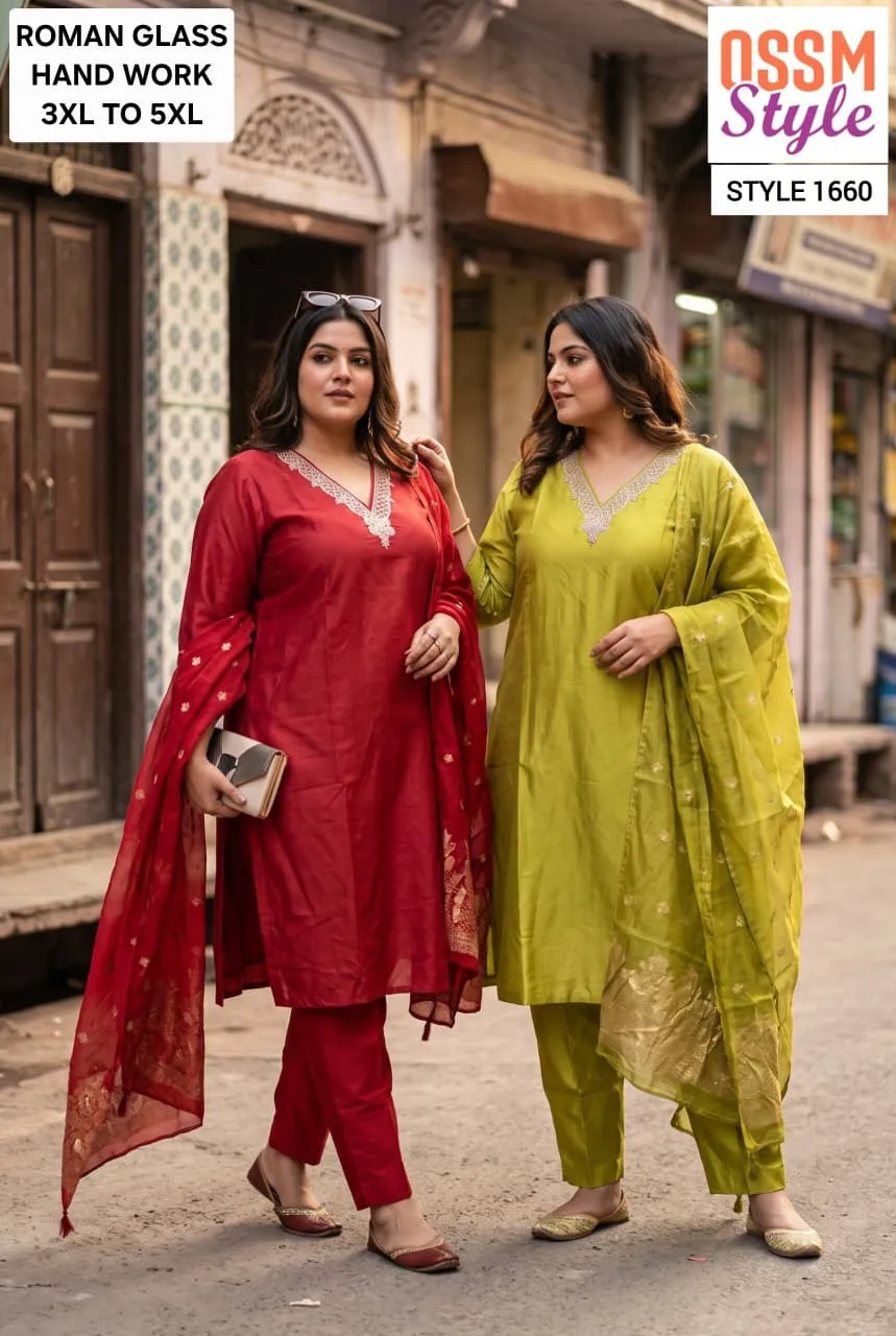 Ossm 1660 catalog party wear kurti wholesalers in kanpur