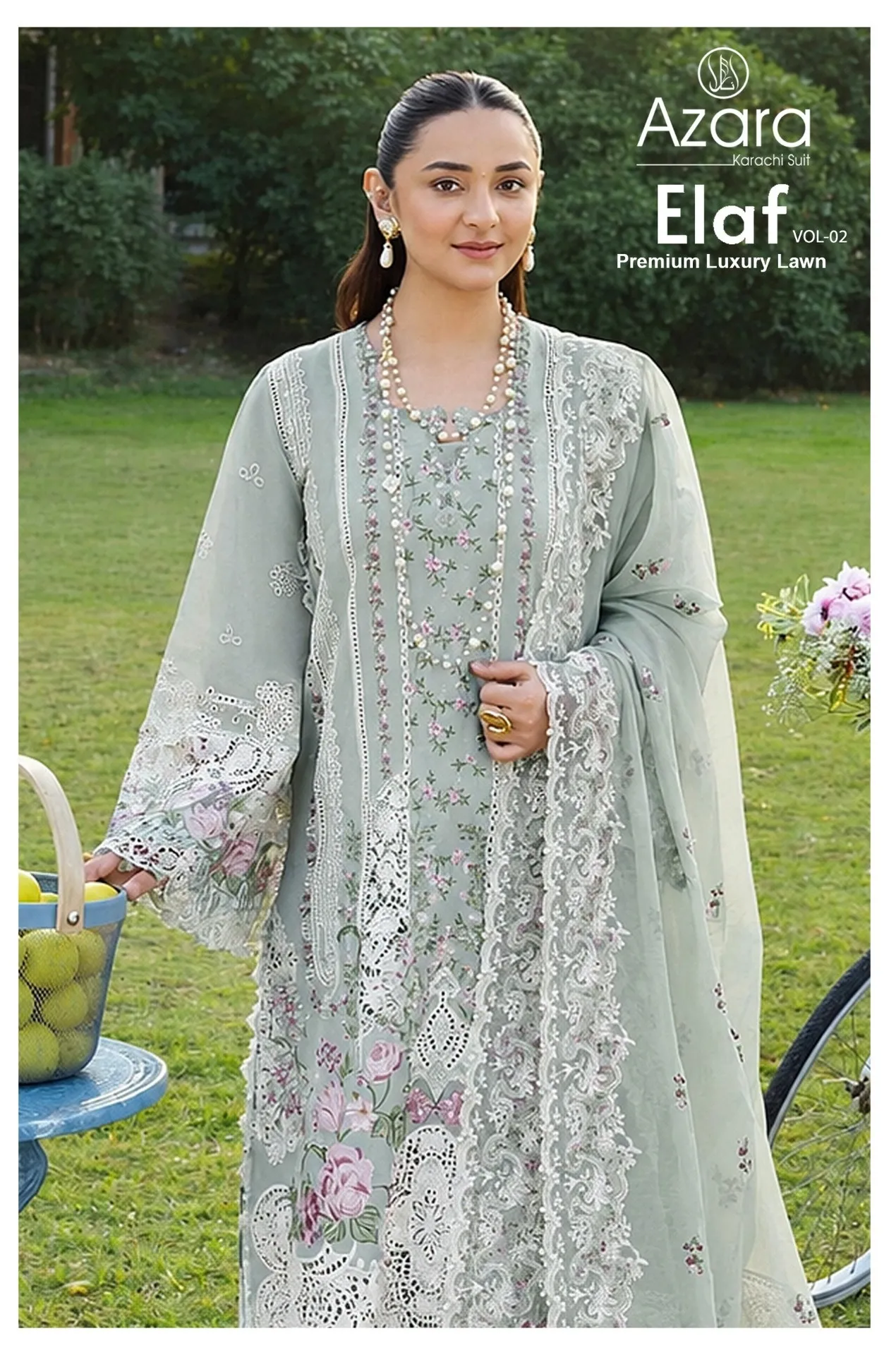 Radhika Azara Elaf Premium vol 2 catalog wholesale pakistani suite