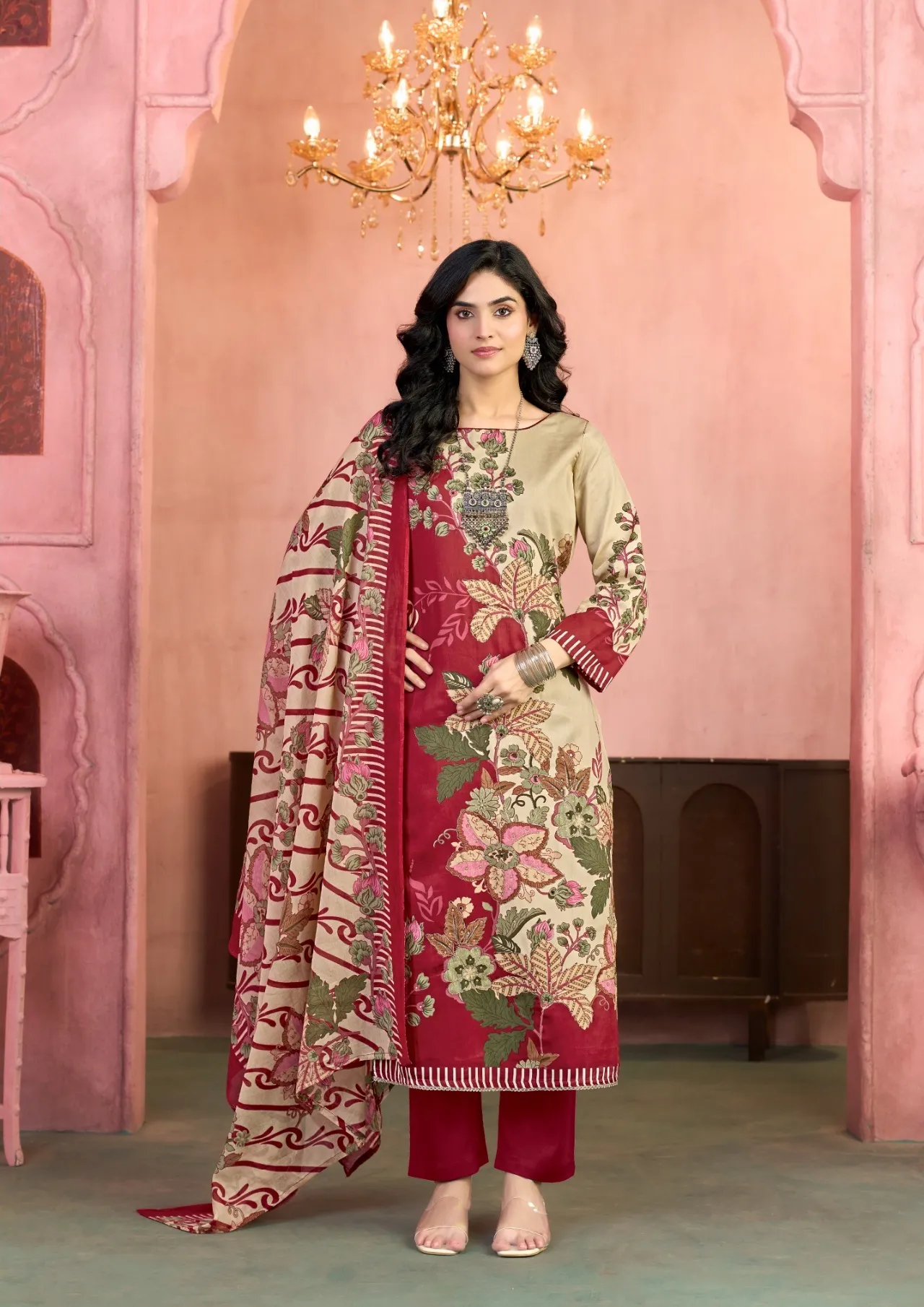 Radhika Azara Kayka D 1239 catalog wholesale catalog dress material manufacturers online