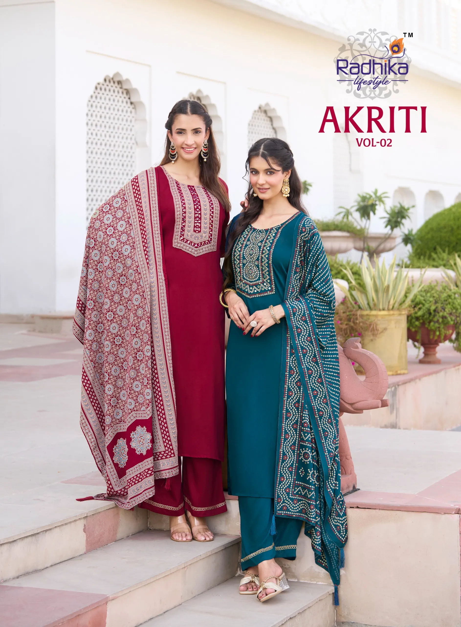 Radhika Lifestyle Akriti vol 2 catalog w kurtis for wholesale bangalore