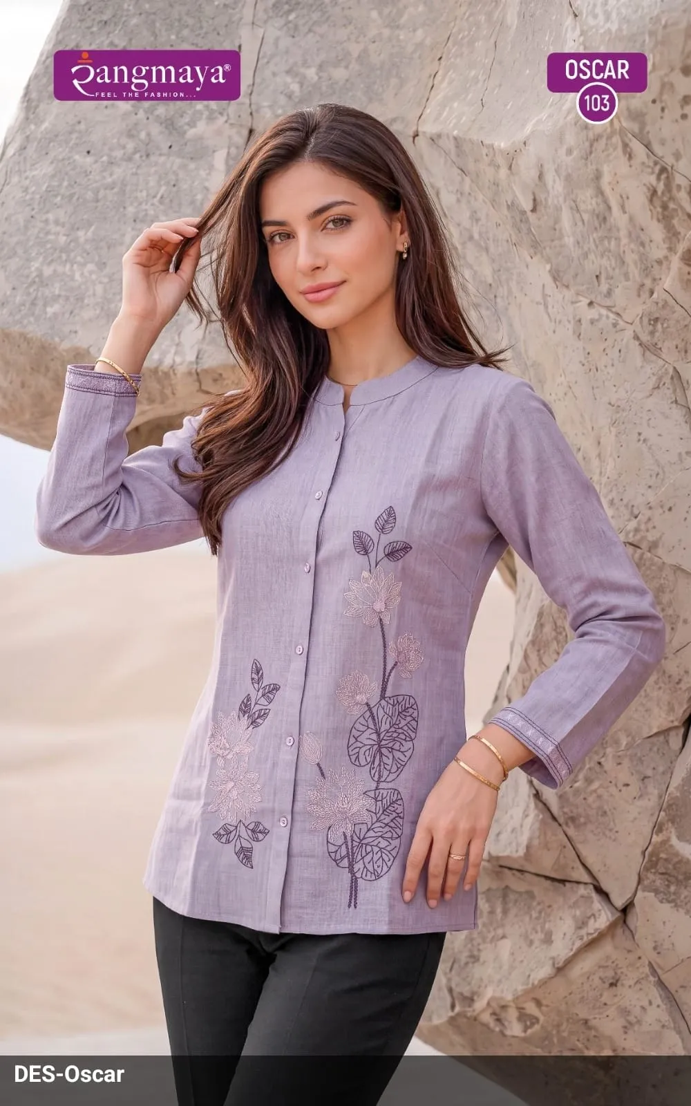 Rangmaya Oscar catalog Ladies Shirt Wholesale Price