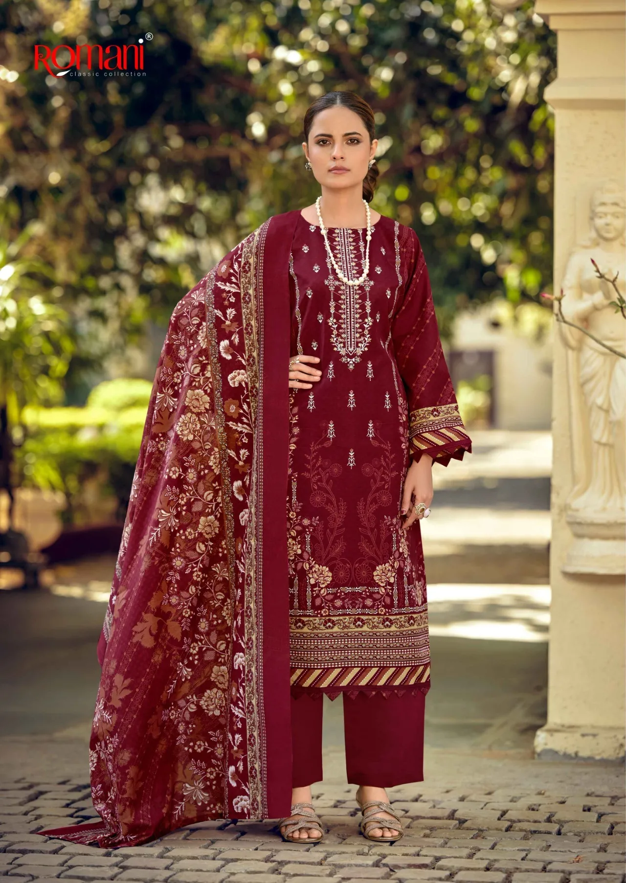 Romani Needle Wonder Vol 16 Nx catalog harra dress materials in surat