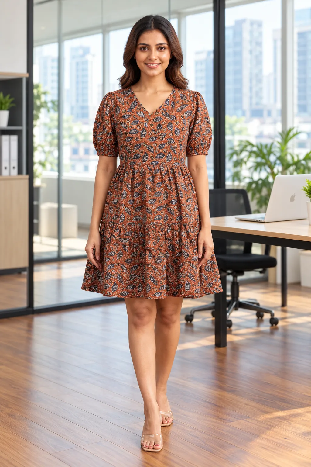 Sabella Cotton vol 782 catalog Floral printed short dress