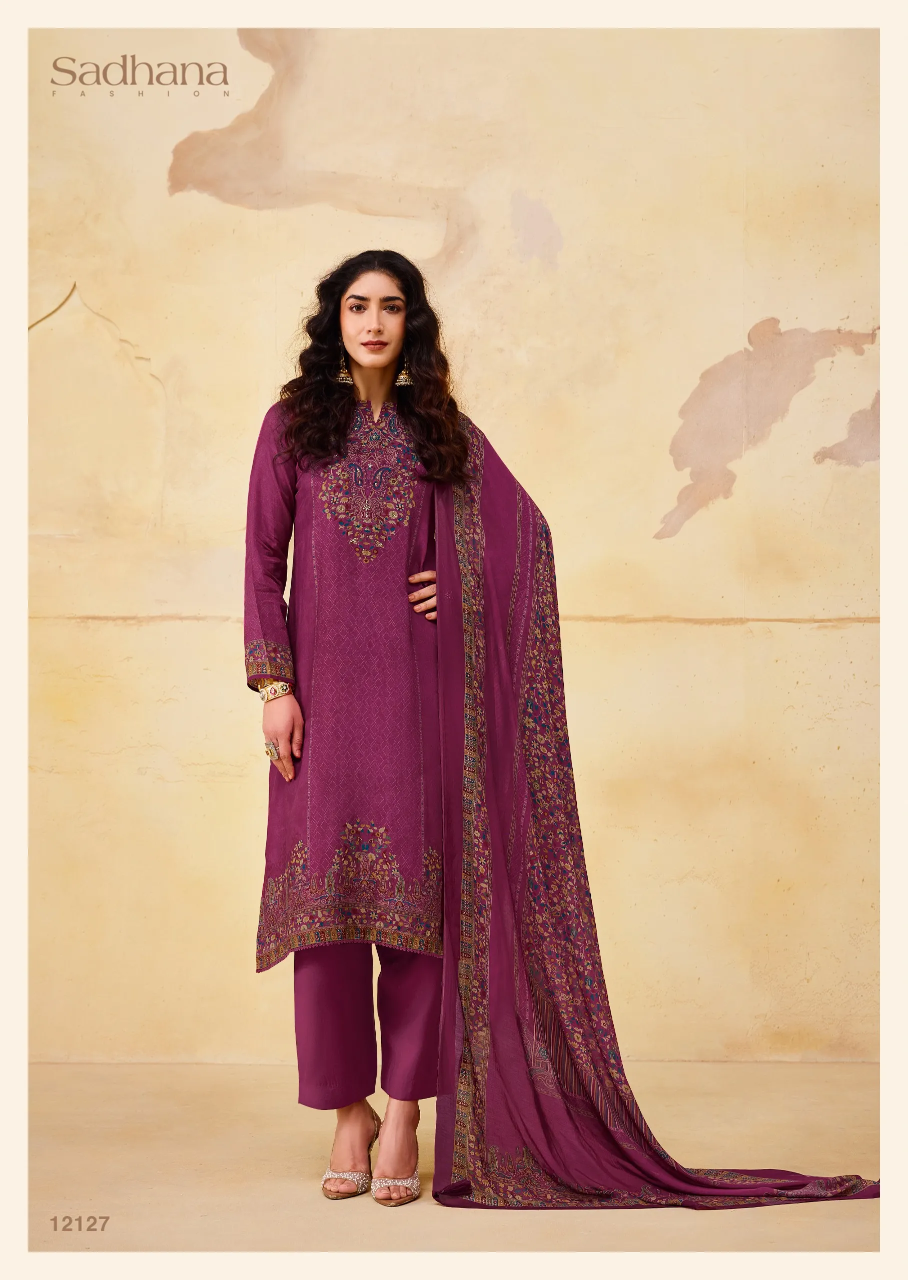Sadhana Fashion Olivia Vol 3 catalog unstitched salwar kameez wholesalers