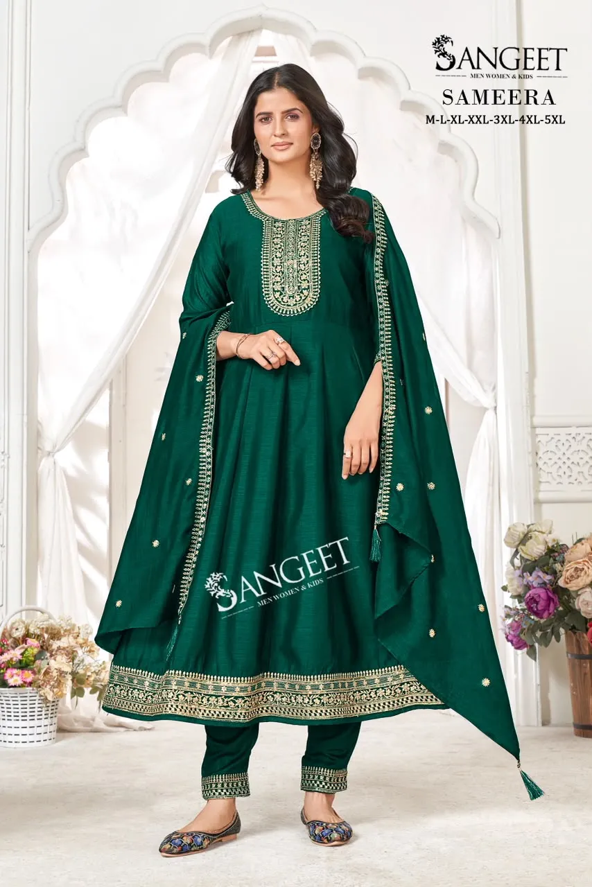 Sangeet Sameera catalog kolkata party wear kurtis wholesale