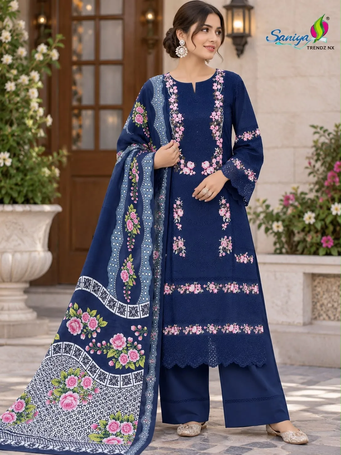 Saniya 7215 catalog pakistani replica suits online india wholesale