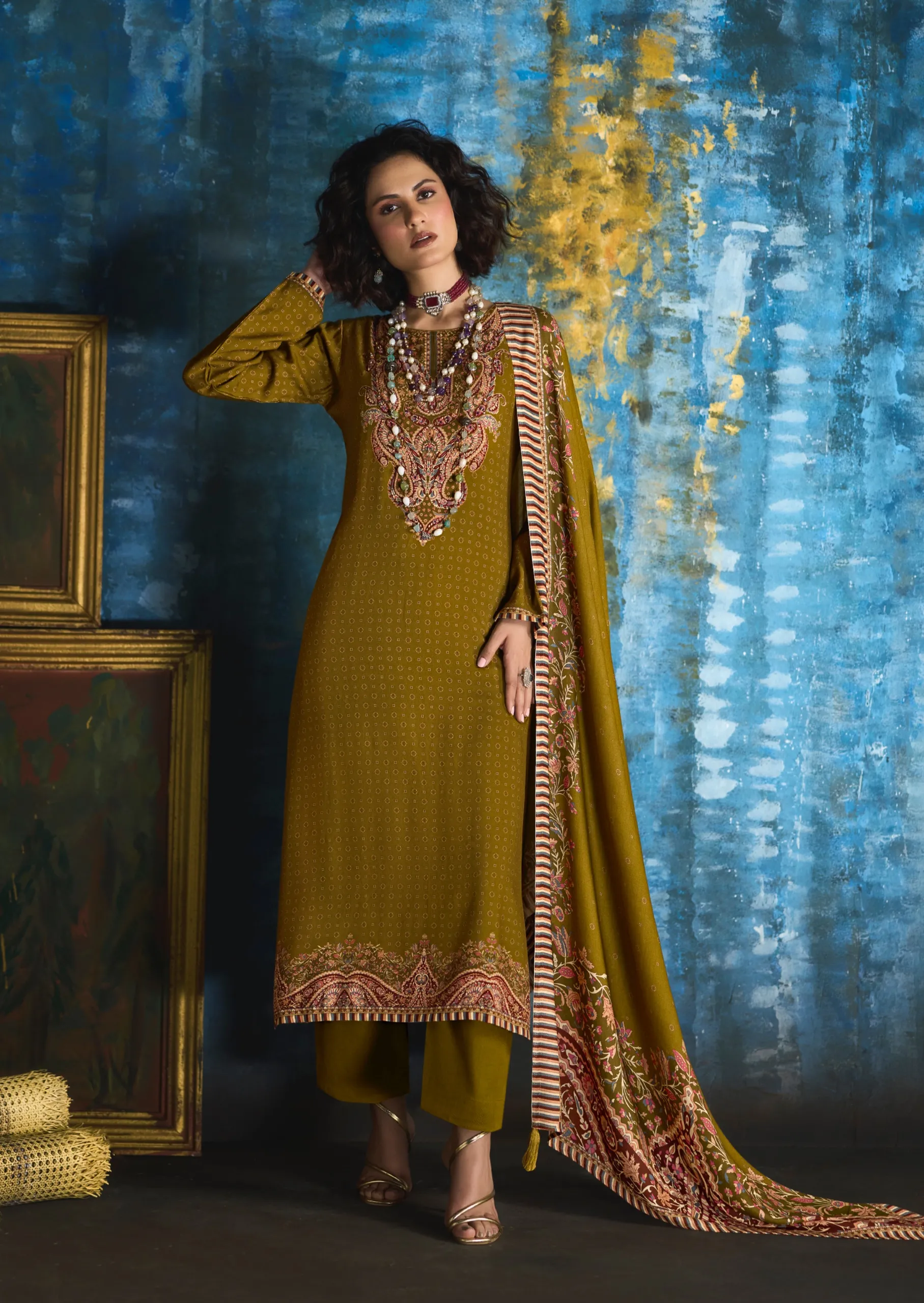 Sanna Hazel catalog unstitched salwar kameez wholesalers in kolkata