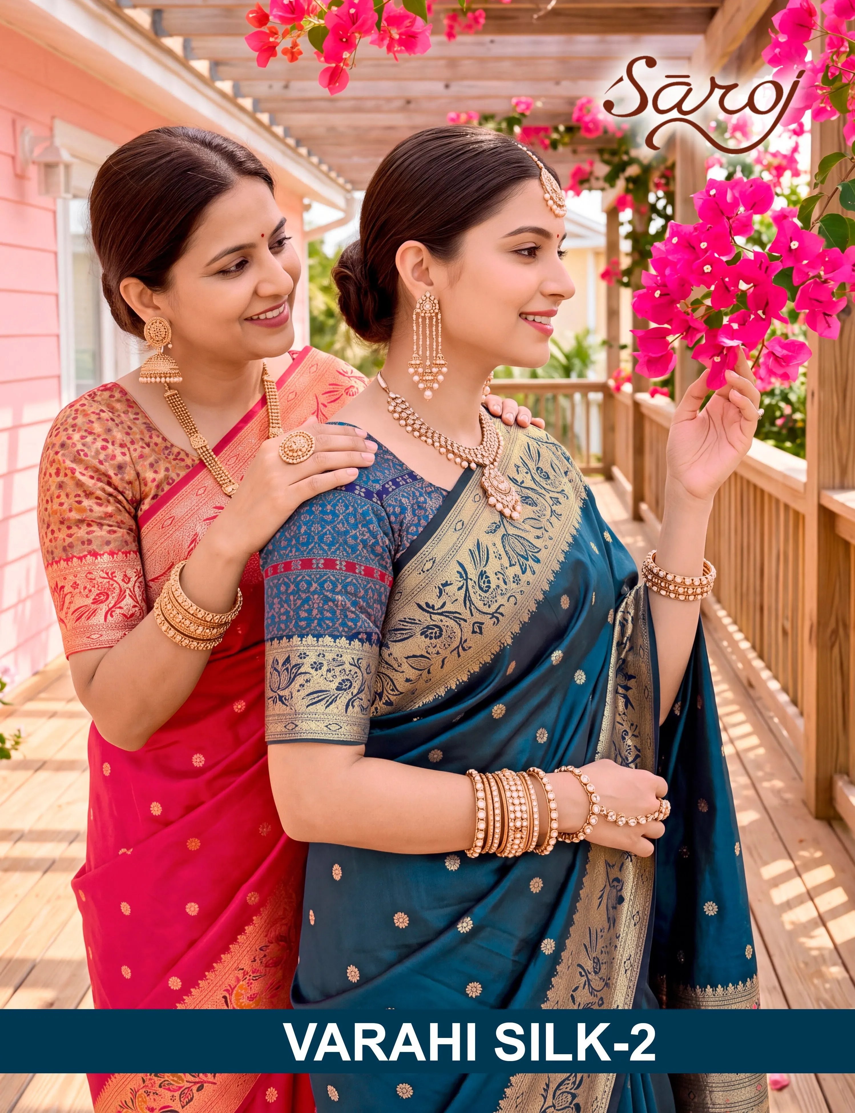 Saroj Varahi silk vol.2 silk saree in surat price wholesale