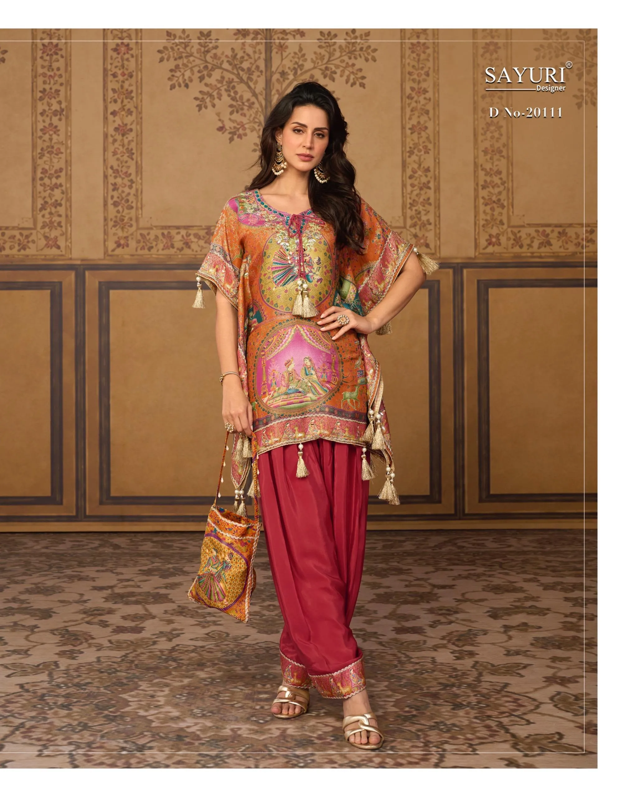 Sayuri Dori catalog Kaftan kurti wholesale market in ulhasnagar
