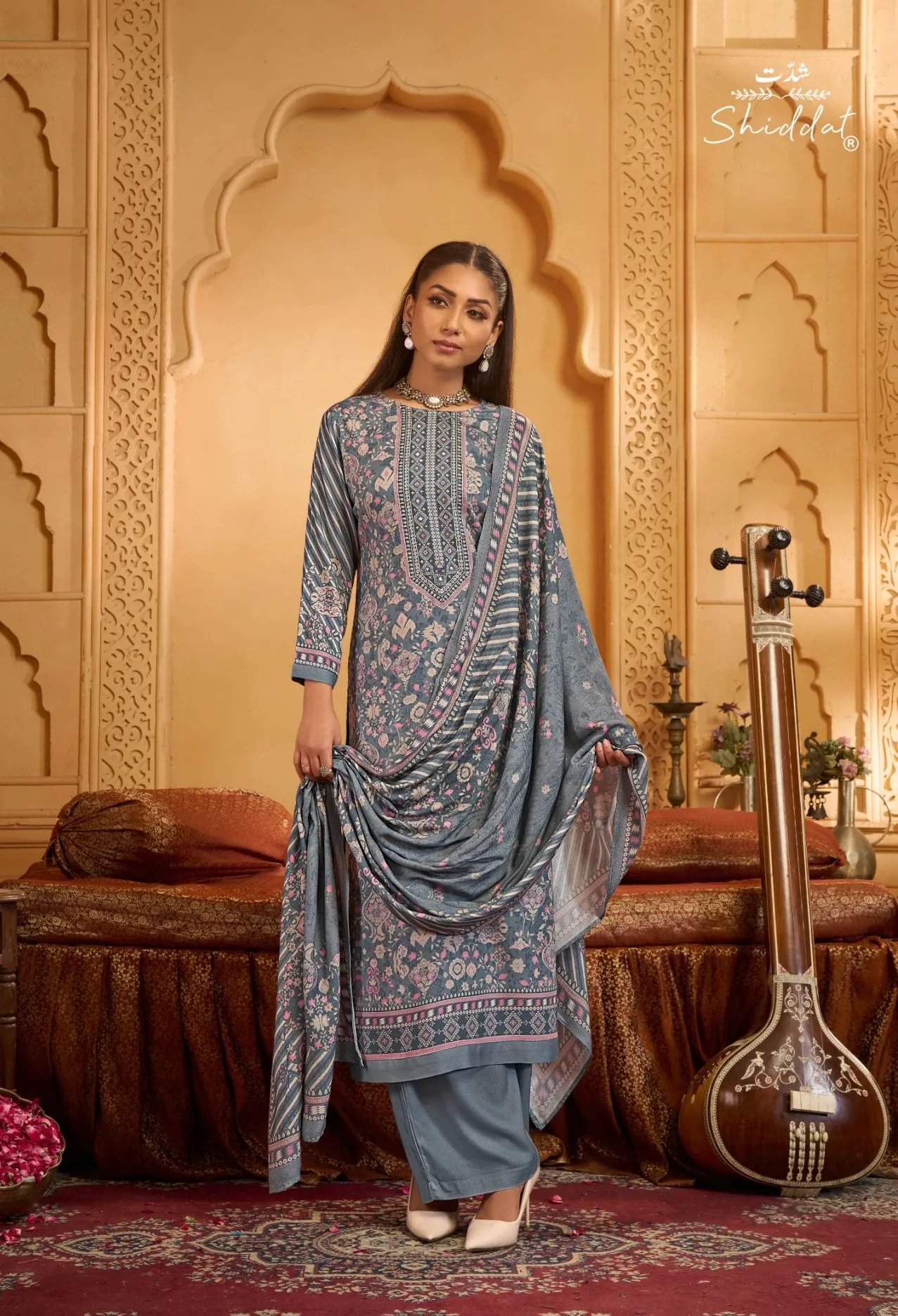 Shiddat Calista 106 catalog indian salwar kameez wholesale uk
