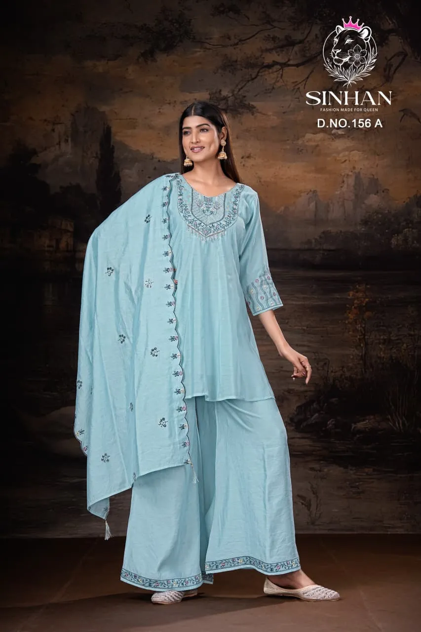 Sinhan 156 catalog anuswara kurtis wholesale