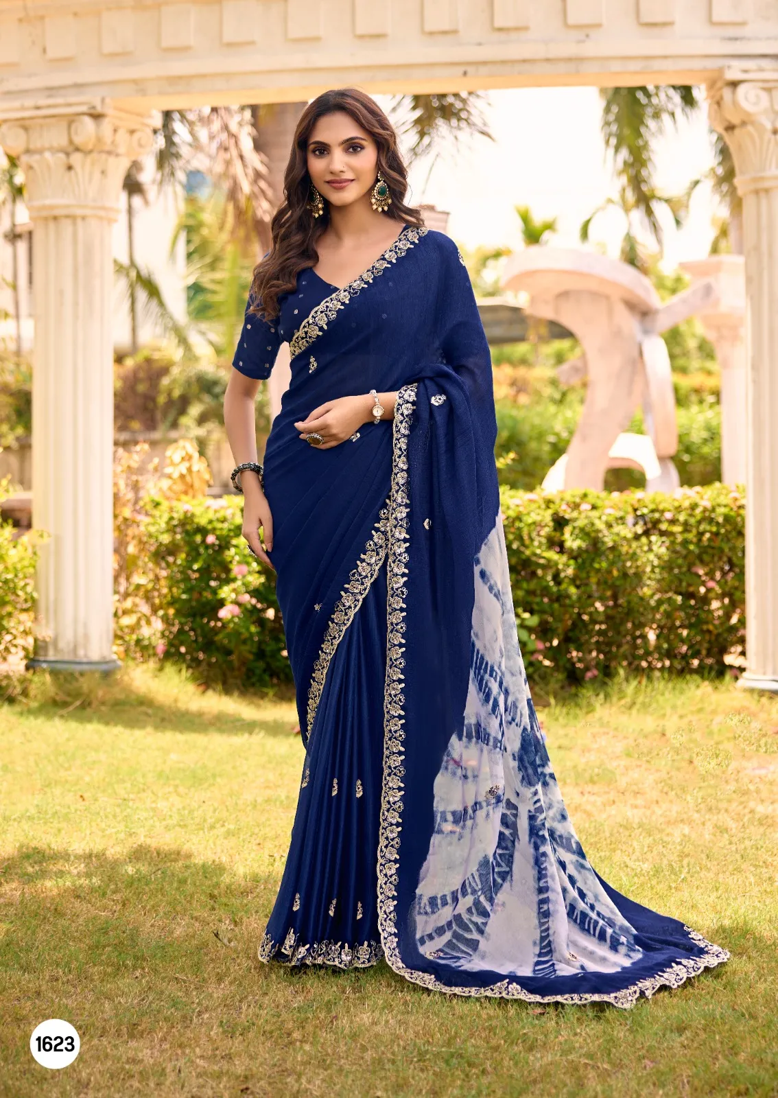 Stavan Jeyu catalog pure chiffon sarees wholesale