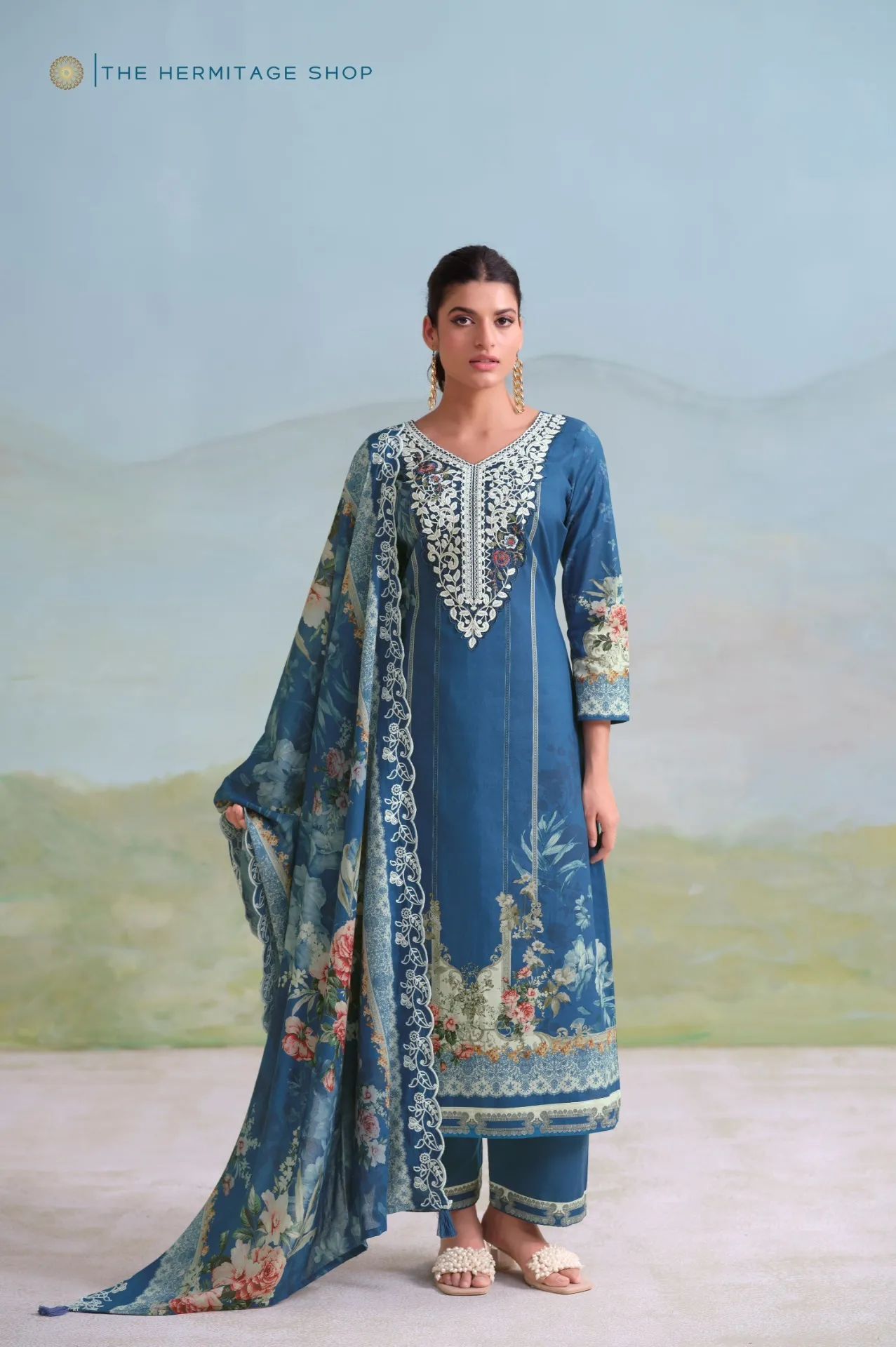 The Hermitage Shop Binsaeed Originals catalog unstitched salwar kameez wholesalers kolkata