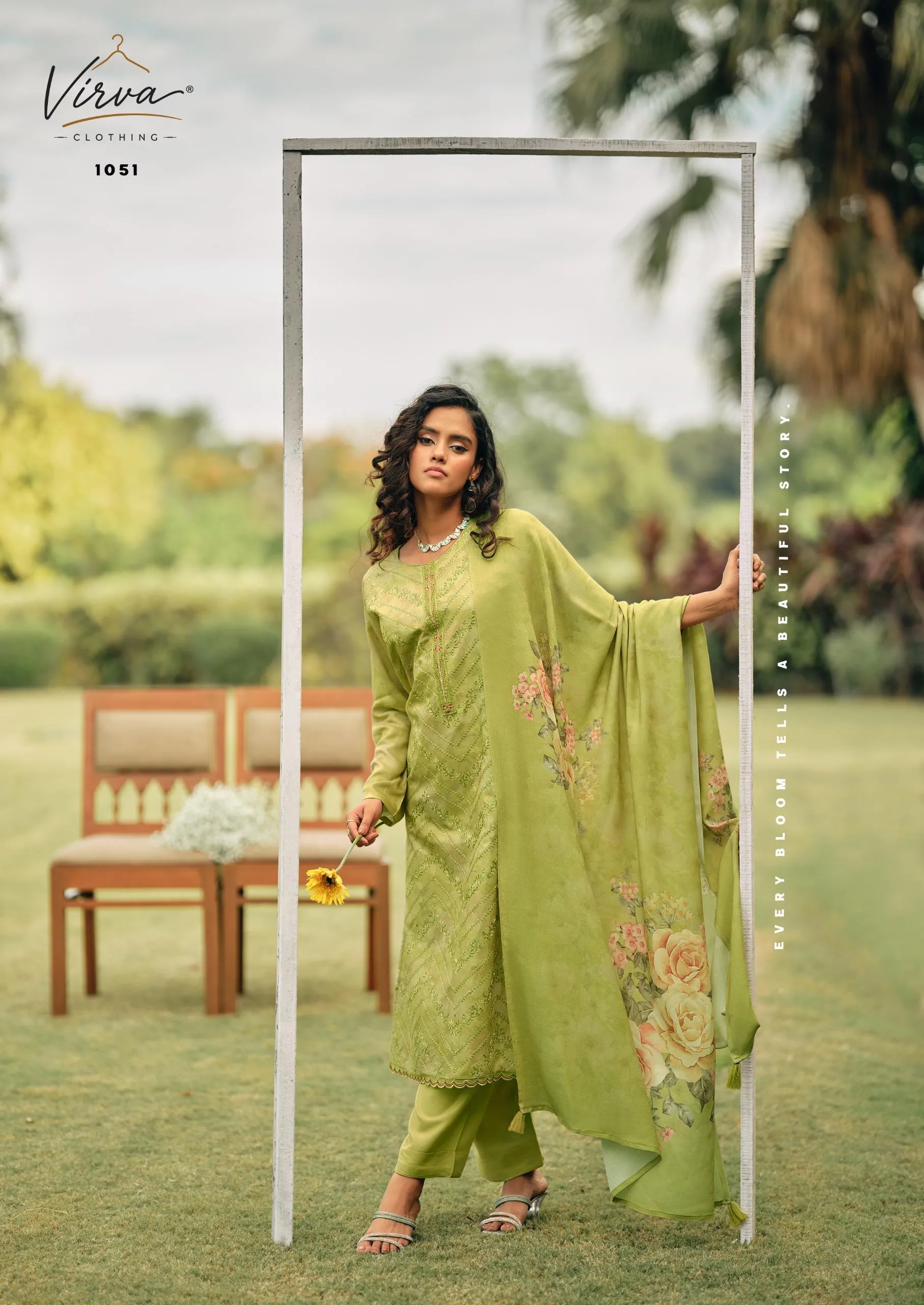 Virva Do Bahaar catalog wholesale dress materials in chennai