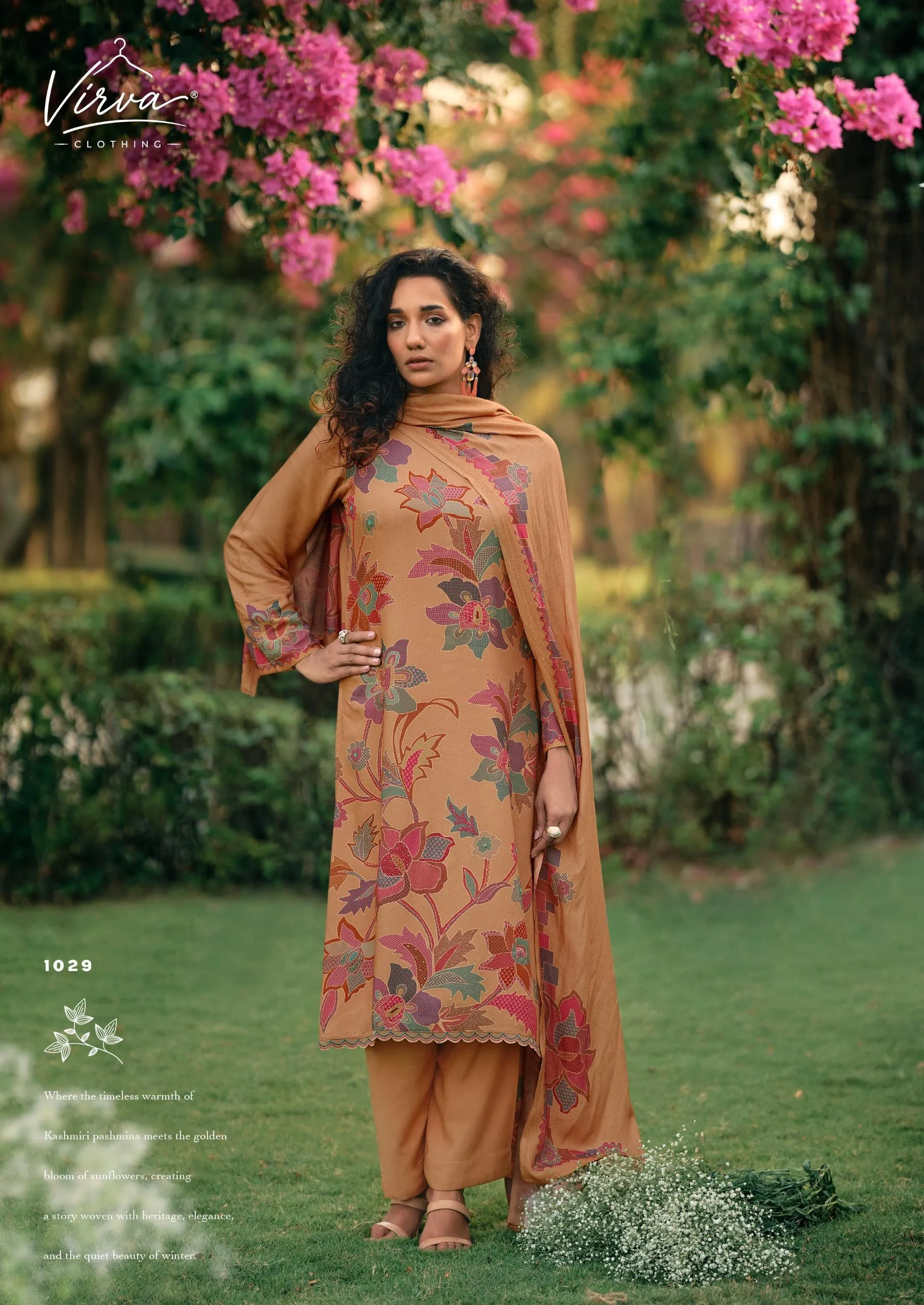Virva Pashmina Valley catalog mumbai wholesale salwar kameez