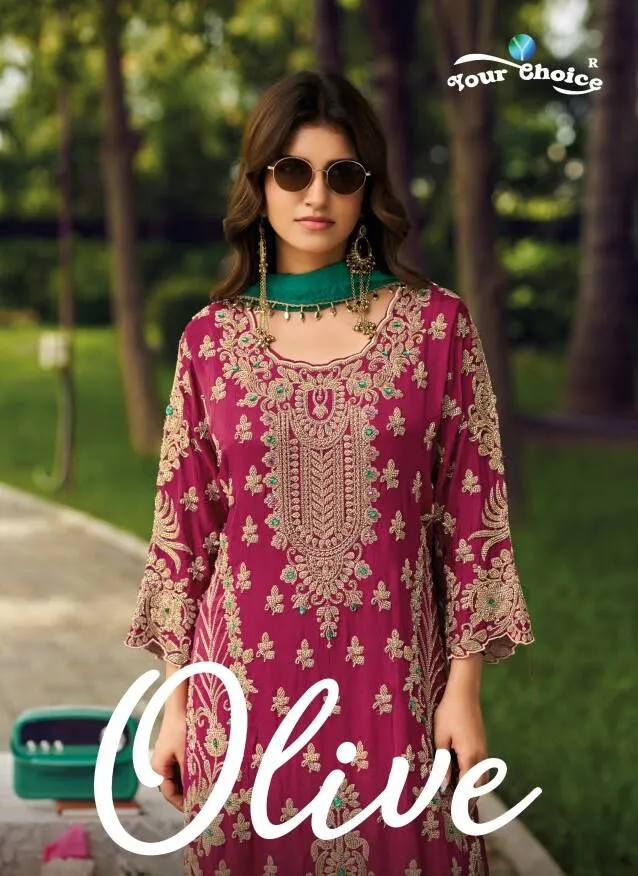 Your Choice Olive catalog wholesale salwar kameez suppliers in surat